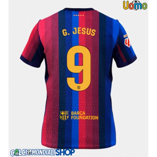 Maglie da calcio Barcelona Gabriel Jesus #9 Prima Maglia 2026-27 Manica Corta